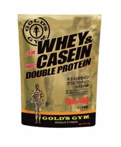 ゴールドジム(GOLDS GYM) ホエイ&カゼインダブルプロテイン バニラ風味 900g