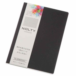 能率 NOLTY ノート A5 (B6(ブラック), 方眼)