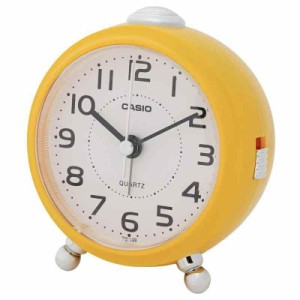CASIO(カシオ) 目覚まし時計 黄色 アナログ 小型 スヌーズ ライト付き TQ-149-9JF