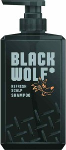 BLACK WOLF(ブラックウルフ) リフレッシュ スカルプシャンプー380mL 黒髪を根元からリフレッシュ/フレッシュシトラスの香り/ハーブ成分配