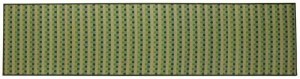 キッチンマット い草 い草マット 国産 ドット柄 『Fドロップ』 (約43×180cm, グリーン)