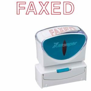 シャチハタ スタンプ ビジネス用 キャップレス B型4 (赤/FAXED)