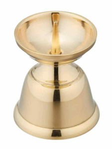 仏具のマルエス(Maruesu) マルエス 燭台 真鍮ローソク立 ダルマ 10T063-10