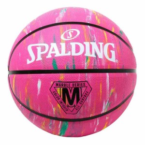 SPALDING(スポルディング) バスケットボール ボール デザイン 6号 ラバー (マーブル ピンク 84-411Z)