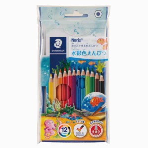 ステッドラー(STAEDTLER) 色鉛筆 12色 水彩色鉛筆 ノリスクラブ 144 10NC12P