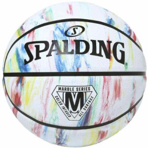 SPALDING(スポルディング) バスケットボール ボール デザイン 6号 ラバー (マーブル レインボー)