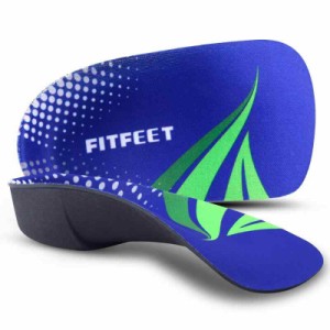 FitFeet 扁平足 インソール 矯正インサート 長さ3/4 ハイ アーチサポート 足底筋膜炎 o脚矯正痛み緩和 靴インサート ランニング スポーツ