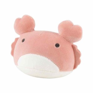 りぶはあと(Livheart) マスコット マシュマロアクアミエ カニ (全長約9cm) ぬいぐるみ ふわふわ 18208-20