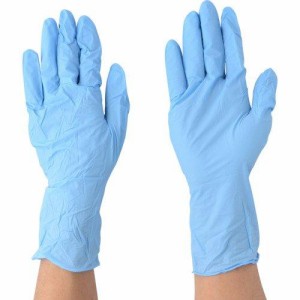 川西工業 ニトリル極薄手袋ロング 粉なし 100枚入 #2038 ブルー S