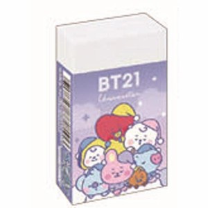 クラックス BT21 まとまるくん消しゴム オヤスミ [055402] ホワイト