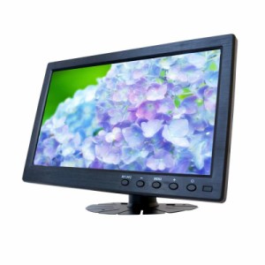 オンダッシュモニター 10インチ IPS液晶 HDMI VGA 液晶モニター 12V 24V薄型 軽量スピーカー スマホ対応 12V 24V D1004BH