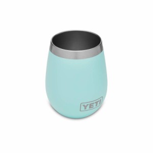 YETI Rambler 10オンス ワインタンブラー 真空断熱 ステンレススチール (青)