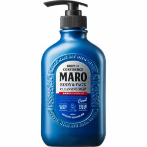 MARO ボディソープ クール メンズ 全身用 クレンジング ハーブシトラスの香り 400ml 濃密 泡 ボディーソープ