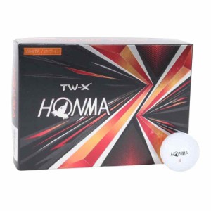 ホンマ ゴルフ ボール TW-X TW-S 2021 1ダース 12球入り ホワイト イエロー 3ピース ツアー系 スピン 飛距離 TOUR WORLD 本間 HONMA/TW-X