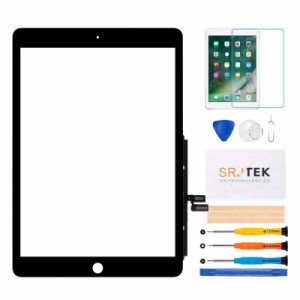 SRJTEK for iPad第7世代 ipad 2019 10.2 A2197 A2198 A2200タッチスクリーンの交換部品 フロントパネル、ガラスアセンブリ修理部品+強化