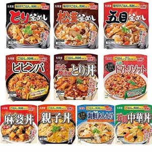 丸美屋 どんぶり ごはん付き 10種類 アソート セット ( 親子丼 麻婆丼 中華丼 ビビンバ とり丼 海鮮あんかけ トマトリゾット 釜めし3種 )