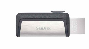 【128GB】 SanDisk サンディスク USBメモリー USB3.1対応 Type-C ＆ Type-Aデュアルコネクタ搭載 R:150MB/s 海外リテール SDDDC2-128G-G4