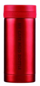 パール金属 水筒 ボトル マグボトル 保冷 保温 スリムタイプ マットレッド マイカフェマグ (200ml, マットレッド)