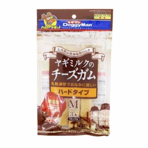 ドギーマン 犬用おやつ ヤギミルクのチーズガム ハードタイプ Mサイズ (3個)