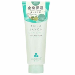 AQUA SAVON(アクアシャボン) アクアシャボン トータルマルチクリーム ホワイトコットンの香り (22a) 230g