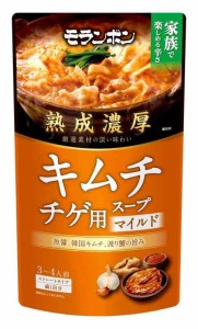 モランボン 熟成濃厚キムチチゲ用スープマイルド 750g ×10袋