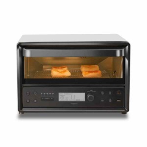 COMFEE トースター オーブントースター 12L 4枚焼き 熱風循環 コンベクション 低温発酵機能 ノンフライ調理 1300W出力 30分タイマー付き 