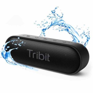Tribit Bluetooth スピーカー XSound Go IPX7完全防水 12W ポータブルスピーカー 24時間連続再生 ブルートゥーススピーカー 低音強化/内