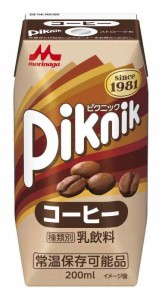 森永乳業 ピクニック コーヒー 200ml ×24本[紙パック 飲料 ドリンク 飲み物 常温保存]