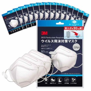 3M マスク ウイルス飛沫対策 KF94 不織布 快適形状 密着フィット 3D 白 45枚 KF94W45