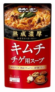 モランボン 熟成濃厚キムチチゲ用スープ 750g ×10袋