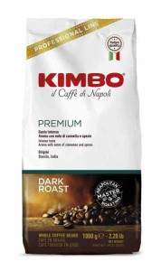 キンボ(KIMBO)コーヒー豆 エスプレッソ イタリア(ベリーダークロースト アラビカ50% ロブスタ50%)プレミアム 1kg