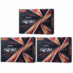 本間ゴルフ HONMA ボール TW-X ボール 2021年モデル 3ダースセット 3ダース(36個入り) (ホワイト)