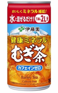 伊藤園 健康ミネラルむぎ茶 希釈用 (缶) 180g ×30本 デカフェ・ノンカフェイン