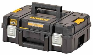 デウォルト(DeWALT) TSTAK 収納ボックス Sサイズ 工具箱 収納ケース ツールボックス 積み重ね収納 ブロッククッション付き ネジ ビット 