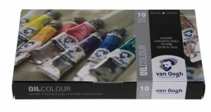 Van Gogh ターレンス 油絵具 ヴァンゴッホ 10色セット 紙箱入 T02C410 20ml(6号)