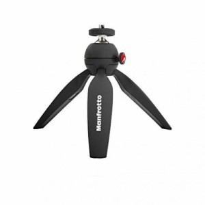 Manfrotto ミニ三脚 PIXI (ブラック, 1. 耐荷重 1kg (最新機種))