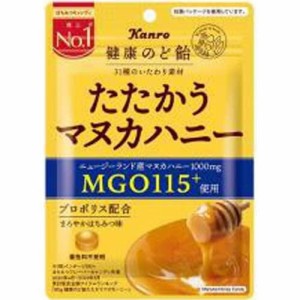 カンロ 健康のど飴たたかうマヌカハニー 80g×6袋入