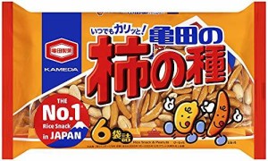 【旧品番/】亀田製菓 亀田の柿の種6袋詰 190g×6袋