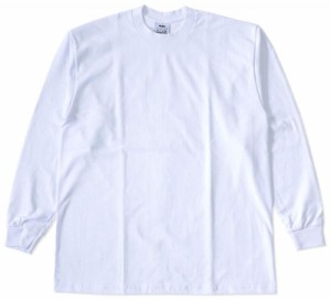 PRO CLUB プロクラブ ロンT 無地 長袖 HEAVY WEIGHT L S TEE (114) (L, ホワイト)