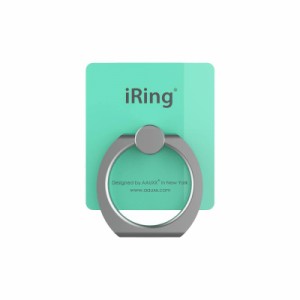 AAUXX(オークス) iRing スマホ落下防止 セーフティグリップ＆ポータブルスタンド (ミント)