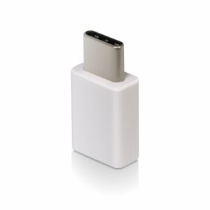 エレコム USB変換 アダプター [ マイクロUSB(メス) - USB Type C(オス) ] ブラック MPA-MBFCMADNBK (ホワイト)