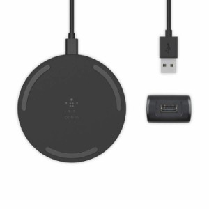 Belkin ベルキン BOOST↑UP ワイヤレス充電パッド Qi認証 (ブラック, 15W)