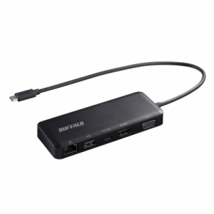 バッファロー BUFFALO USB Type-C接続 5-in-1 ドッキングステーション LUD-U3-CGD/N PowerDelivery 有線LAN HDMI VGA USB 3.2(Gen 1)対応