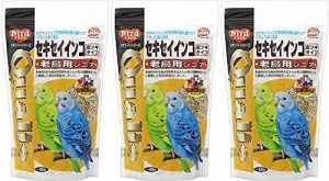 クオリス セキセイインコ老鳥用シニア (400グラム (x 3))