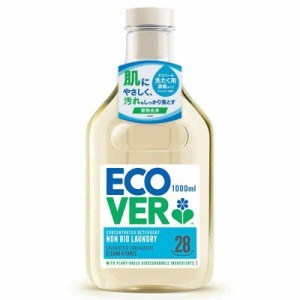 ECOVER(エコベール) 洗濯洗剤 濃縮 ランドリーリキッド 本体 1000ml ラベンダー&サンダルウッドの香り ecover 肌に優しい 液体 海外 赤ち