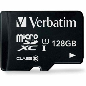 バーベイタム (Verbatim) microSD 128GB 最大90MB/s UHS-1 U1 class10 アイ・オー・データ機器による安心の国内サポート スマートフォン 