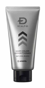 白髪染め メンズ スカルプD ヘアカラーコンディショナー ナチュラルブラック 男性用 アンファー ANGFA 150g