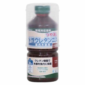 和信ペイント 水性ウレタンニス つや消しローズ 300ml 屋内木部用 ウレタン樹脂配合 低臭・速乾