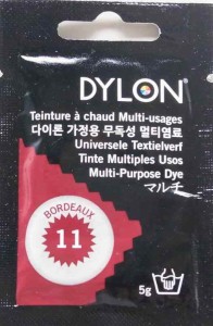 DYLON 衣類・繊維用 染料 ダイロン マルチ (col.11 ボルドー)