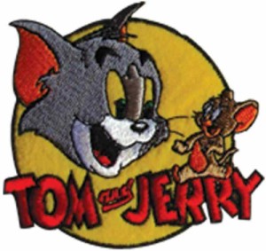 アイロンワッペン【Tom&Jerry】 トムアンドジェリー キャラクターワッペン